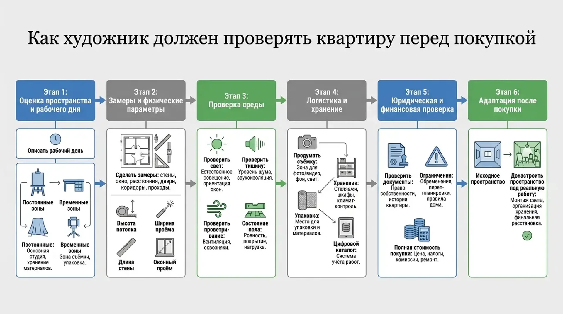 Как художник должен проверять квартиру перед покупкой